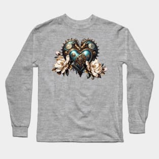 Wonderful steampunk heart Long Sleeve T-Shirt